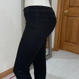 DL1961 Jeans Moto Black Skinny Denim River 30